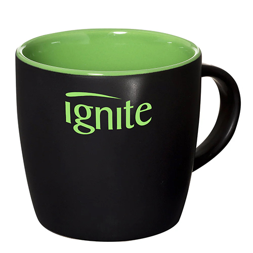 12 oz two tone coffee mug